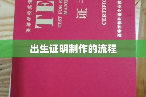 新龙出生证明制作的流程